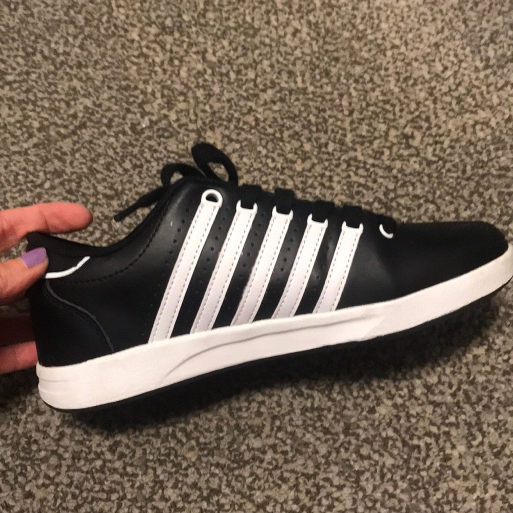 K Swiss black and white sneakers